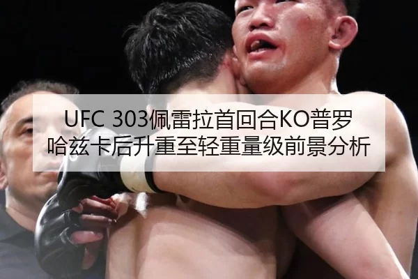 UFC 303佩雷拉首回合KO普罗哈兹卡后升重至轻重量级前景分析